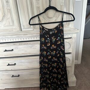 Black Dress & Floral Dress